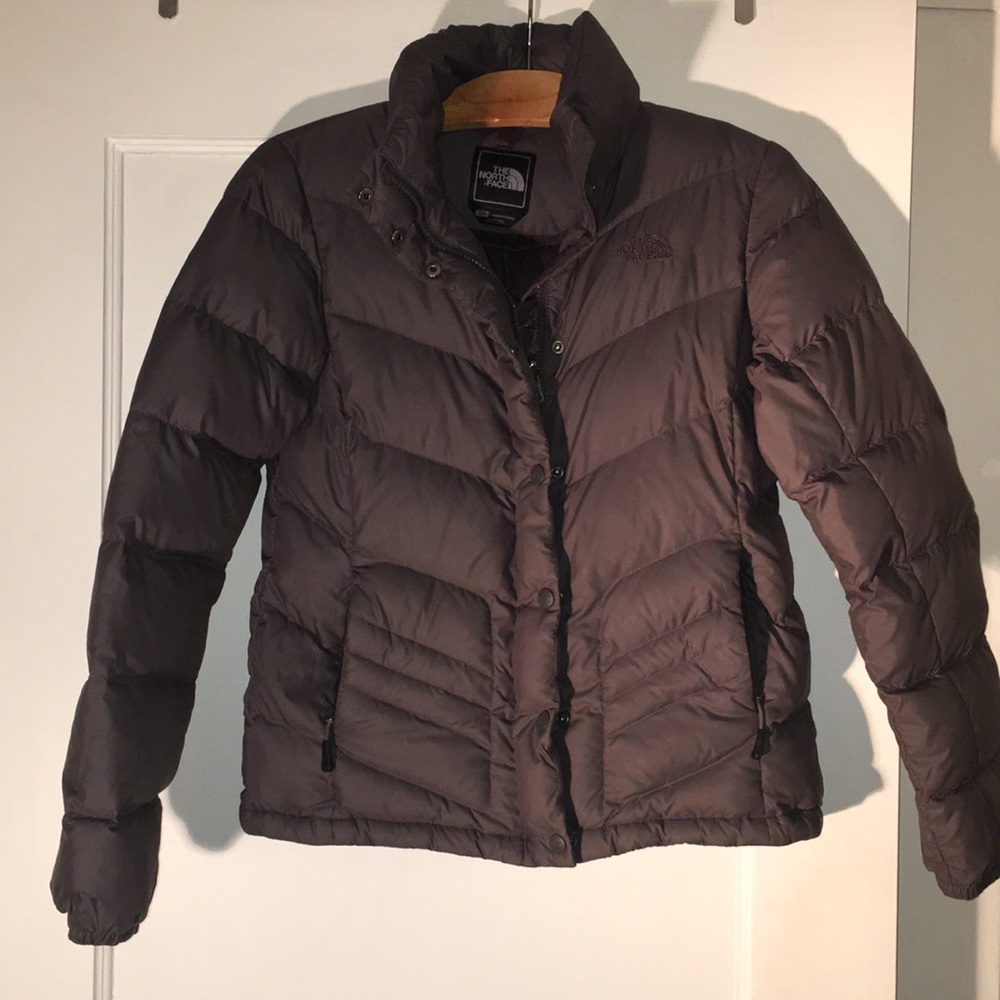 The North Face 700 down puffer jacket grey SZ S